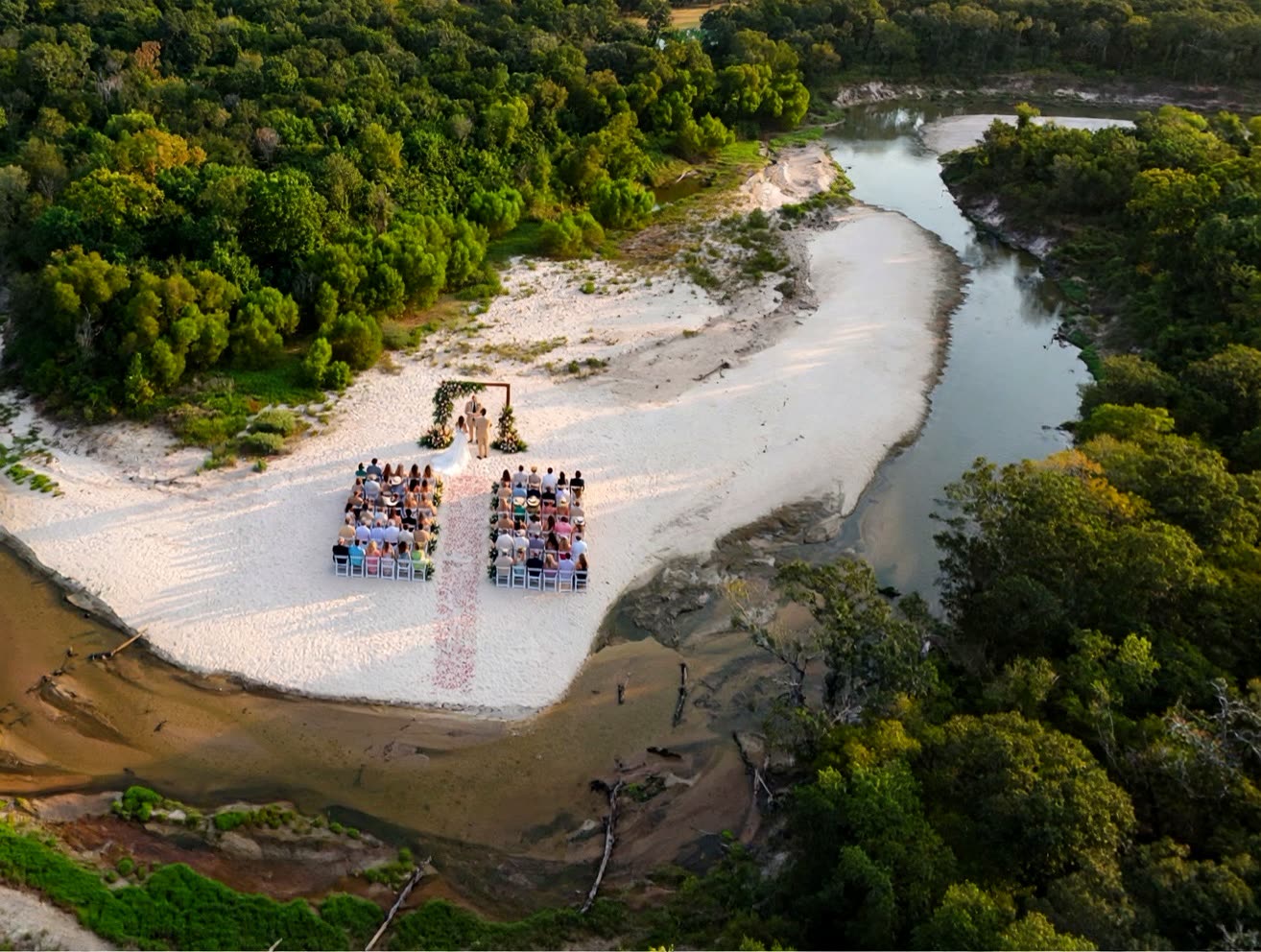The main sandbar